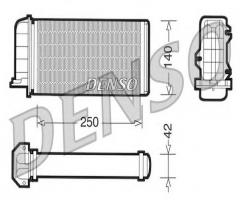 Denso drr09002 nagrzewnica fiat, fiat brava (182)