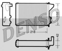 Denso drr09040 nagrzewnica fiat, fiat uno (146a/e), opel adam