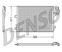 Denso dcn10007 chłodnica klimatyzacji ford, ford focus (daw, dbw)