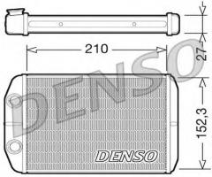 Denso drr09073 nagrzewnica fiat, fiat bravo ii (198)