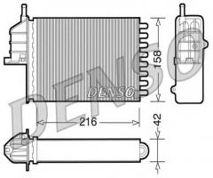 Denso drr09080 nagrzewnica fiat, fiat seicento (187)