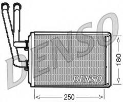 Denso drr09100 nagrzewnica fiat, fiat ulysse (220)