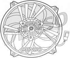 Denso der21015 wentylator chłodnicy citroen peugeot, citroËn berlingo nadwozie pełne (m_)