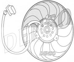 Denso der32004 wentylator chłodnicy vag, audi a3 (8l1), skoda octavia (1u2)