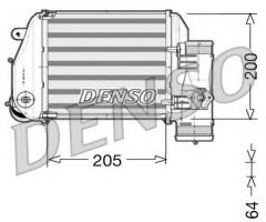 Denso dit02024 intercooler audi, audi a6 avant (4f5, c6)