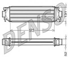Denso dit09107 intercooler fiat, alfa romeo mito (955), fiat grande punto (199)
