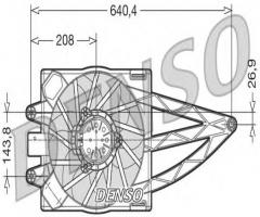 Denso der09018 wentylator chłodnicy fiat, fiat panda (169)