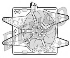 Denso der09022 wentylator chłodnicy fiat, fiat doblo (119)