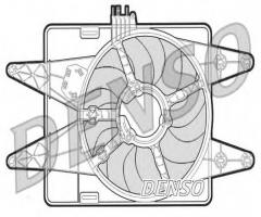 Denso der09023 wentylator chłodnicy fiat, fiat doblo (119)