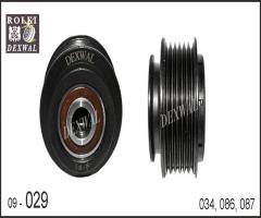 Dexwal 09-029 sprzęgło alternatora volkswagen, volvo s60 i, vw lt 28-35 ii autobus (2db, 2de, 2dk)
