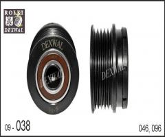Dexwal 09-038 sprzęgło alternatora volkswagen, audi, audi 80 (8c, b4), skoda felicia i (6u1)