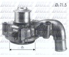 Dolz f165 pompa wody ford, ford escort iv (gaf, awf, abft), mazda 121 iii (jasm, jbsm)