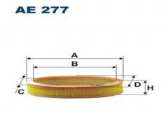 Filtron ae277 filtr powietrza renault r19,r21, renault 11 (b/c37_)