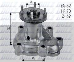 Dolz o131 pompa wody opel, opel corsa a hatchback (93_, 94_, 98_, 99_)
