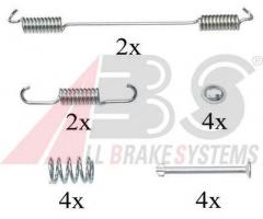 A.b.s. 0796q sprężynki do szczęk hamulcowych fiat doblo 01-05, fiat doblo cargo (223)