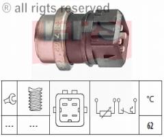Facet 1.830.537 czujnik temperatury wody vw, seat toledo i (1l)