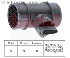 Facet 1.991.155 przepływomierz powietrza alfa romeo, alfa romeo 145 (930), fiat brava (182)