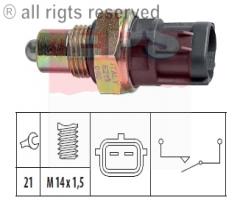 Facet 1.860.219 włącznik Świateł cofania opel fiat, fiat sedici, nissan pixo (ua0)