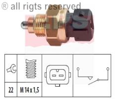 Facet 1.860.108 włącznik Świateł cofania peugeot, citroËn berlingo (mf), peugeot 205 i (741a/c)