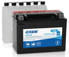 Exide etx14-bs akumulator 12ah/200a l+ motor, harley-davidson mc 100th anniversary edition