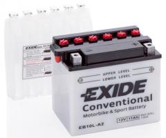 Exide eb10l-a2 akumulator 11ah/160a +p motor