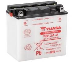 Yuasa yb12a-a akumulator 12ah/165 12v l+ / yuasa motocykle