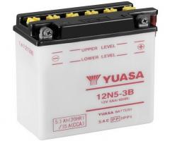 Yuasa 12n5-3b akumulator 5ah/39 12v p+ / yuasa motocykle
