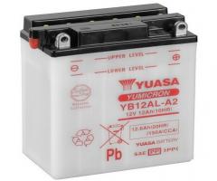 Yuasa yb12al-a2 akumulator 12ah/165 12v p+ / yuasa motocykle
