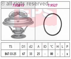 Facet 1.880.301 termostat bmw opel, bmw 3 (e36) touring 