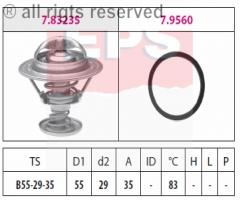Facet 1.880.323 termostat renault citroen, citroËn berlingo nadwozie pełne (m_)