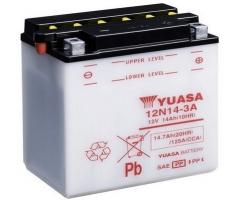 Yuasa 12n14-3a akumulator 14ah/128 12v p+ / yuasa motocykle