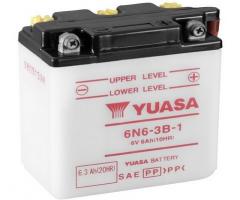 Yuasa 6n6-3b-1 akumulator 6ah/6v p+ / yuasa motocykle