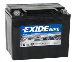 Exide agm12-31 akumulator 30ah/430a 12v agm (sla12-31), harley-davidson mc 100th anniversary edition