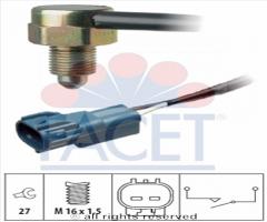 Facet 1.860.302 włącznik Świateł cofania toyota, toyota yaris (scp1_, nlp1_, ncp1_)