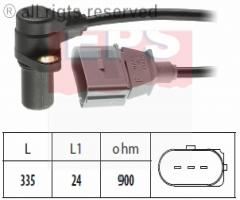 Facet 1.953.398 czujnik obrotów wału korbowego  vw, audi a4 (8e2, b6), vw phaeton (3d_)