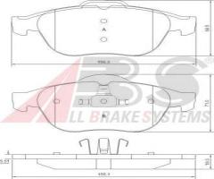 A.b.s. 37218 klocki hamulcowe renault laguna 01 -, renault vel satis (bj0_)