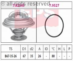 Facet 1.880.254 termostat bmw e30 e36