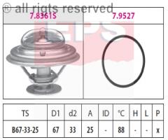 Facet 1.880.361 termostat audi skoda vw, bmw 3 (e36)