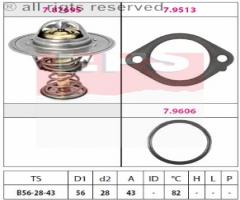 Facet 1.880.769 termostat hyundai mitsubishi, hyundai galloper ii (jk-01)