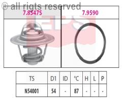 Facet 1.880.547 termostat vw golf v audi a4 2 0tdi 04-, audi a3 (8p1)
