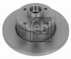 Febi bilstein 09074 tarcza hamulcowa vw golf, passat  85-96 tył, seat toledo i (1l)