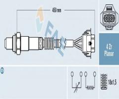 Fae 77209 sonda lambda opel, opel omega b (25_, 26_, 27_), saab 9-3 (ys3f)