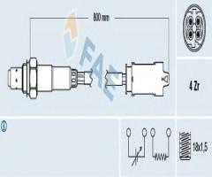 Fae 77237 sonda lambda bmw, bmw 7 (e38)