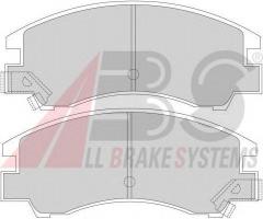 A.b.s. 36611/1 klocki hamulcowe subaru leone 84-91, subaru leone ii