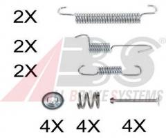 A.b.s. 0894q sprężynki do szczęk hamulcowych hyundai accent 05 -, hyundai accent iii (mc)