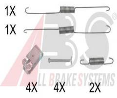 A.b.s. 0888q sprężynki do szczęk hamulcowych mitsubishi l200 05 -, mitsubishi l 200 (kb_t, ka_t)