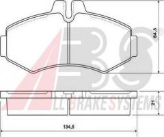 A.b.s. 37095 klocki hamulcowe mercedes, vito 98-03, mercedes-benz sprinter 2-t autobus (901, 902)