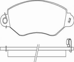Faw faw23434.18.7 klocki hamulcowe ford transit 00-06