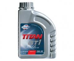 Fuchs oil 5w30 gt1 c2 1 olej 5w-30 titan gt1 pro citroen 2 1l