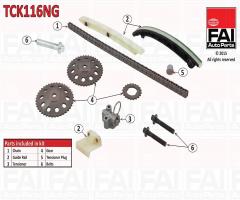 Fai autoparts tck116ng zestaw Łańcucha rozrządu opel, opel corsa d